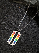 The Prism Edge Pendant Necklace - Metallic Silver